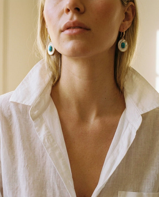 Turquoise Halo Drops