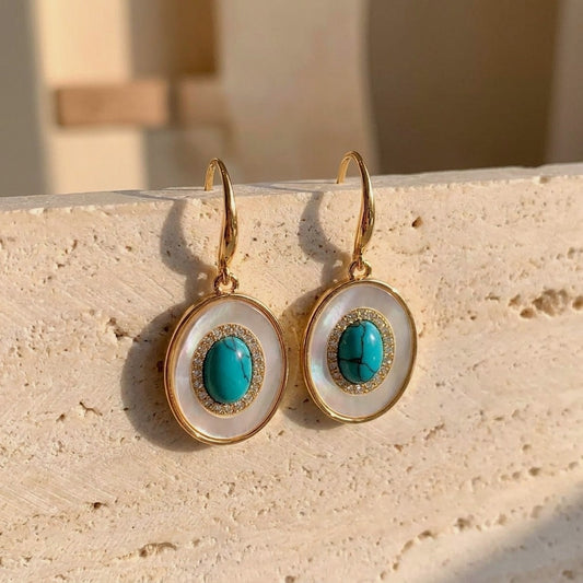 Turquoise Halo Drops