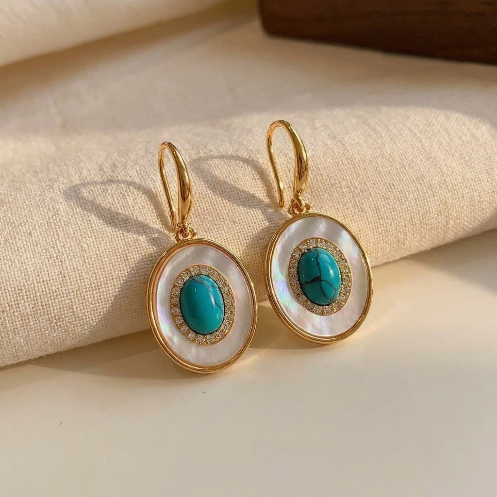 Turquoise Halo Drops